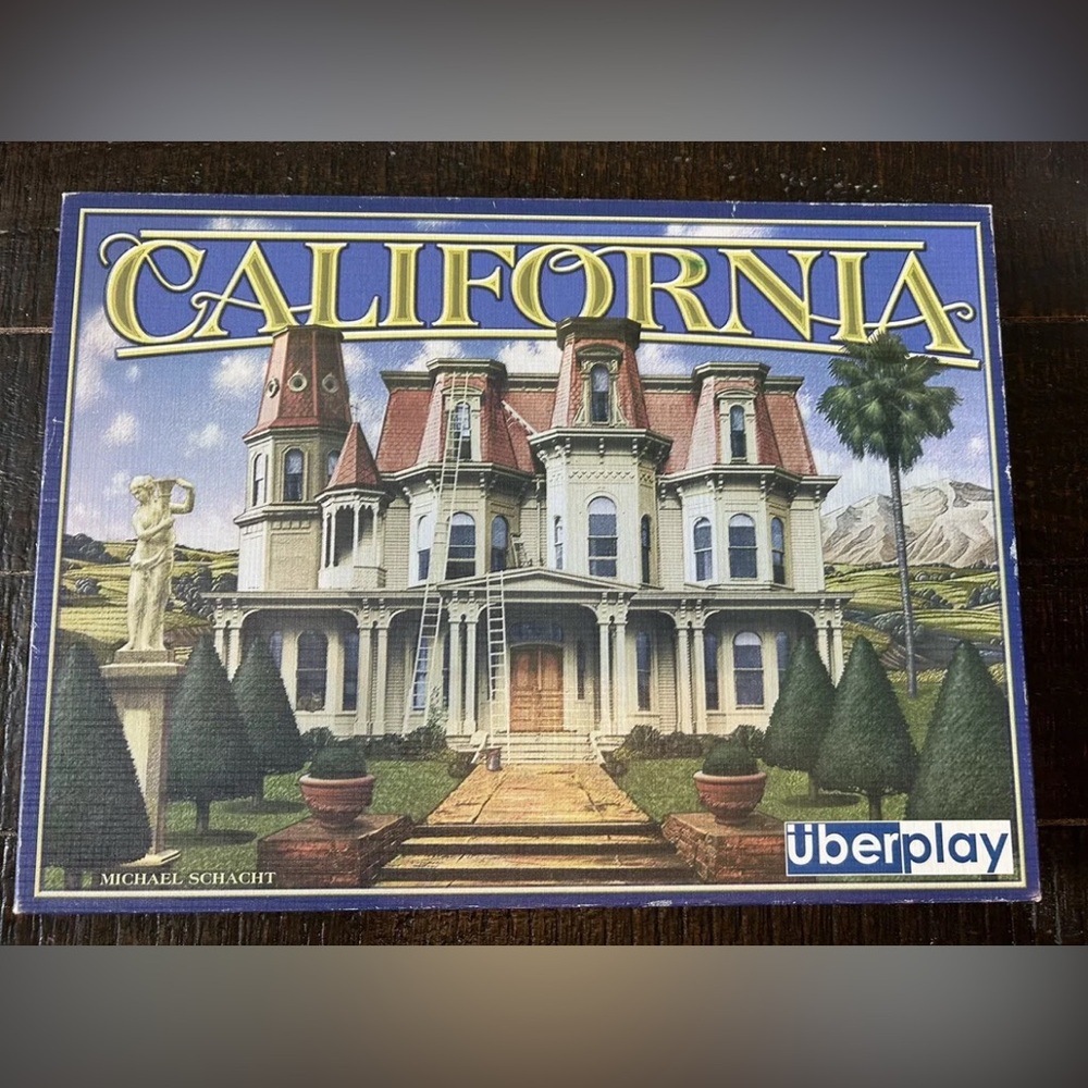 California Board Game Mansion House Uber Play Complete Excellent Condition